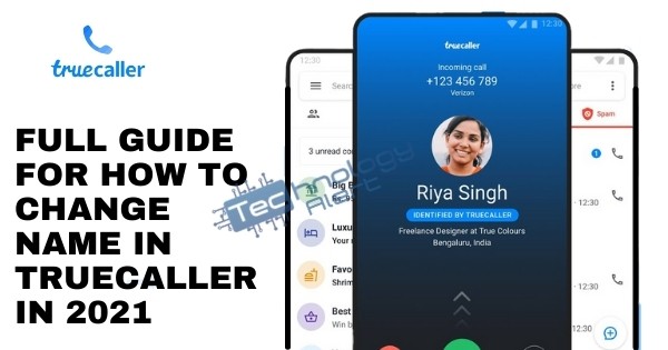 how to change name in truecaller